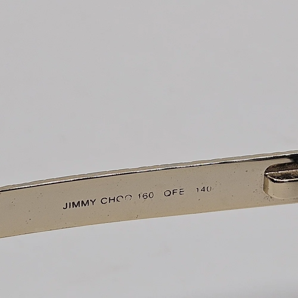 Jimmy Choo JC160 black and gold tone glasses FOR FRAMES ONLY